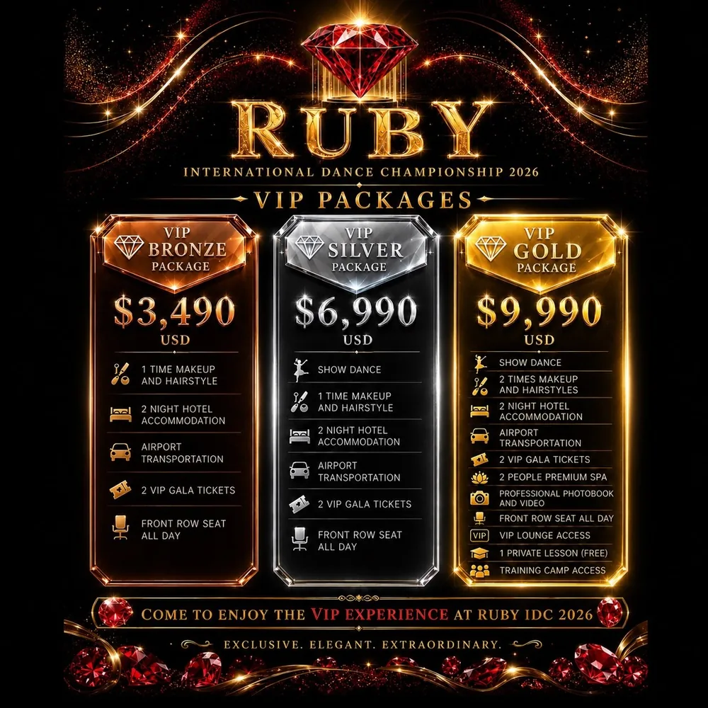 VIP packages — official announcement
